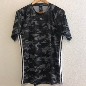 Adidas Camo training tee black & white M shirt